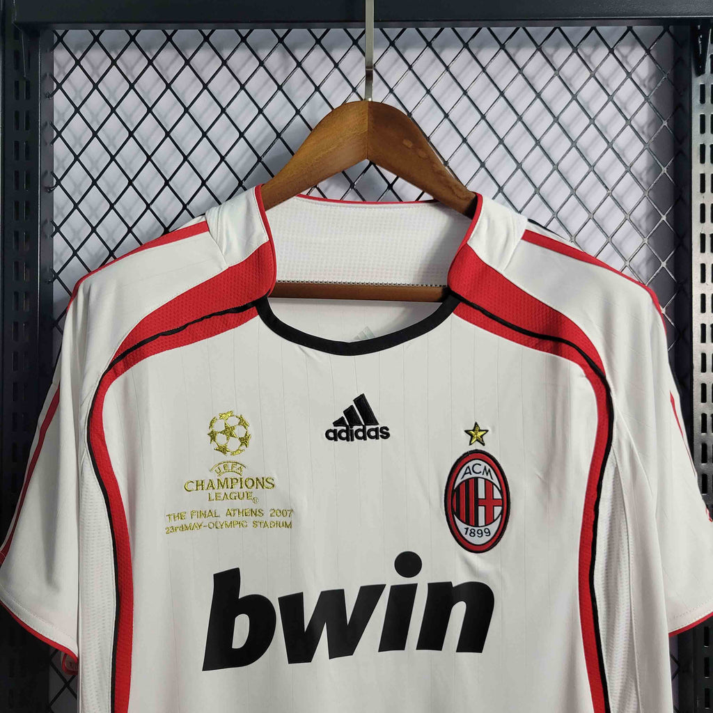 camisa-pronta-entrega-ac-milan-rossoneri-away-reserva-2-2006-07-adidas-retro-masculina-masculino-bwin-branco-branca-vermelho-vermelha-kaka-sheva-shevchenko-pirlo-seedorf-nesta-maldini