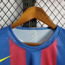 camisa-pronta-entrega-barcelona-barca-home-titular-1-2005-06-nike-retro-masculina-masculino-vermelho-vermelha-azul-ronaldinho-messi-etoo-deco-xavi-puyol