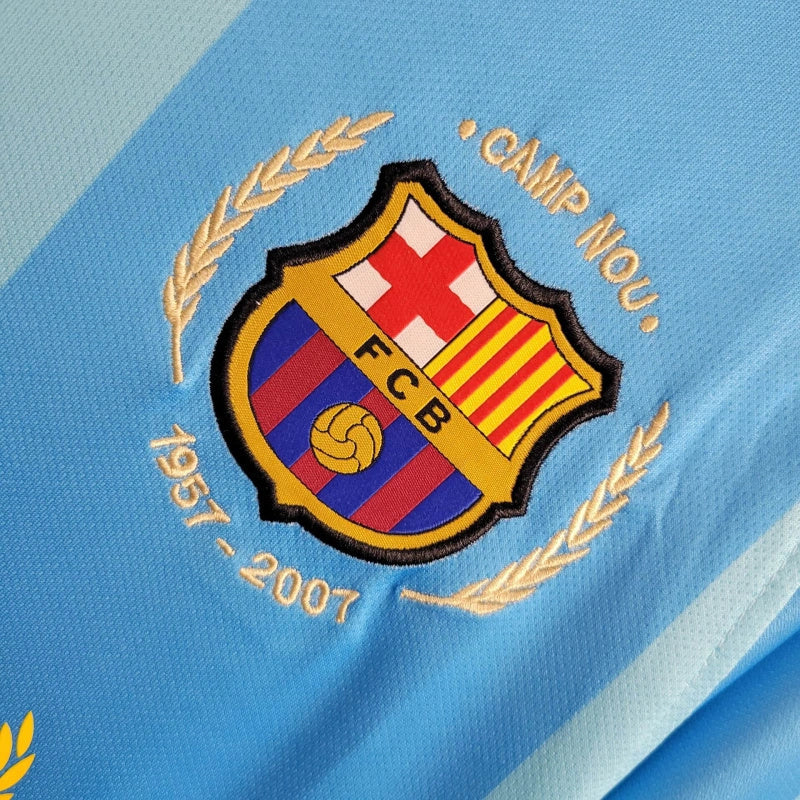 camisa-pronta-entrega-barcelona-blaugrana-away-reserva-2-2007-08-nike-retro-masculina-masculino-unicef-la-liga-champions-amarelo-amarela-azul-ronaldinho-messi-etoo-xavi-iniesta-deco-puyol-abidal-henry