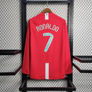 camisa-pronta-entrega-manchester-united-diabos-vermelhos-home-titular-1-2007-08-nike-retro-masculina-masculino-manga-longa-aig-premier-league-champions-vermelho-vermelha-preto-preta-cristiano-ronaldo-rooney-tevez-giggs-scholes-carrick-evra-vidic-ferdinand-park-nani-anderson