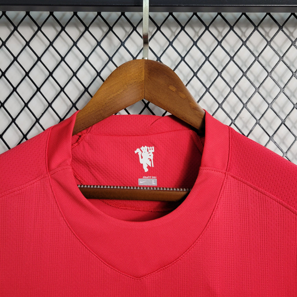 camisa-pronta-entrega-manchester-united-diabos-vermelhos-home-titular-1-2007-08-nike-retro-masculina-masculino-manga-longa-aig-premier-league-champions-vermelho-vermelha-preto-preta-cristiano-ronaldo-rooney-tevez-giggs-scholes-carrick-evra-vidic-ferdinand-park-nani-anderson