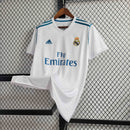 camisa-pronta-entrega-real-madrid-merengues-home-titular-1-2017-18-adidas-retro-masculina-masculino-fly-emirates-la-liga-champions-branco-branca-azul-cristiano-ronaldo-benzema-bale-ramos-modric-kroos