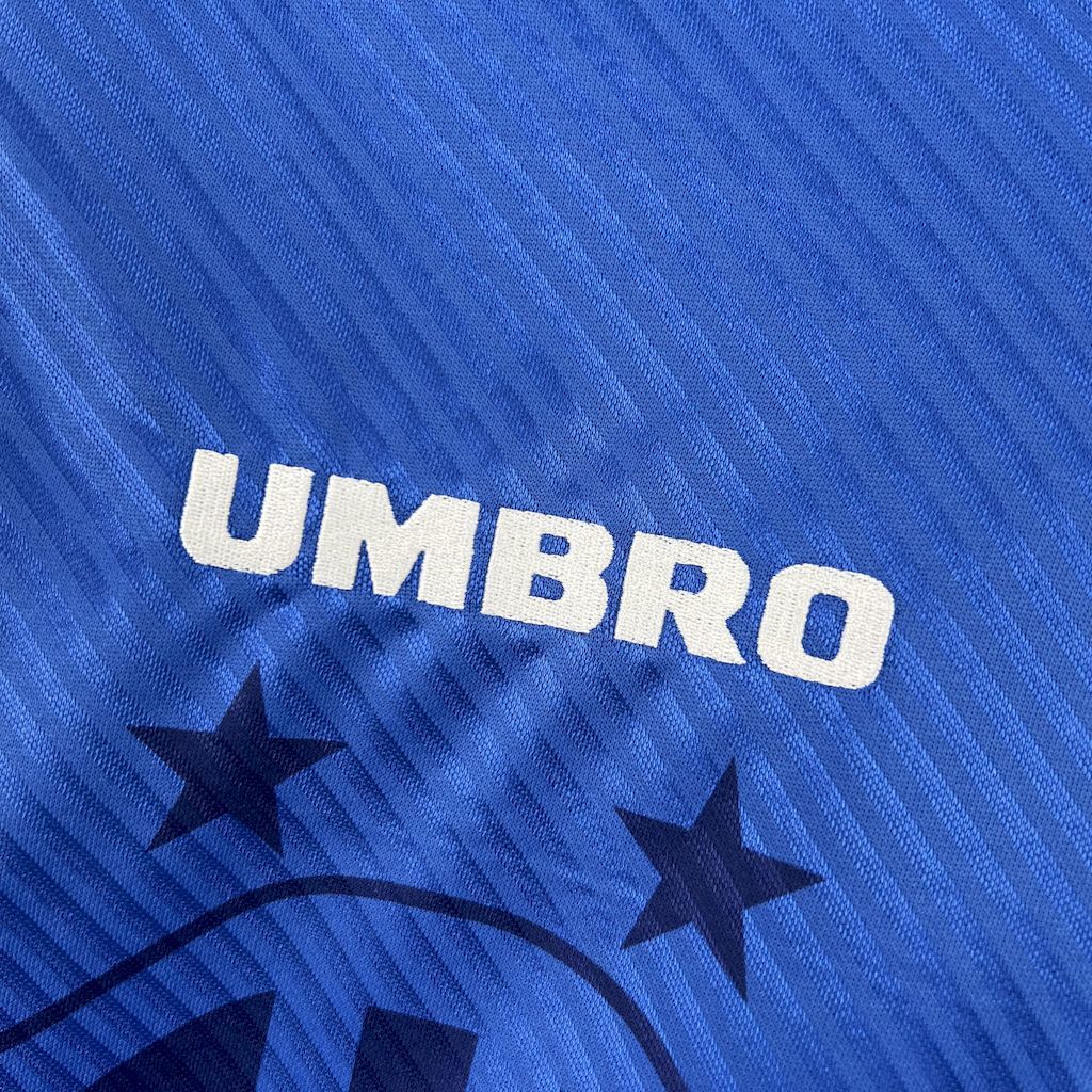Camisa Pronta Entrega Seleção Brasileira Away 1993/1994 - Umbro Retrô Masculina - Azul/Branca