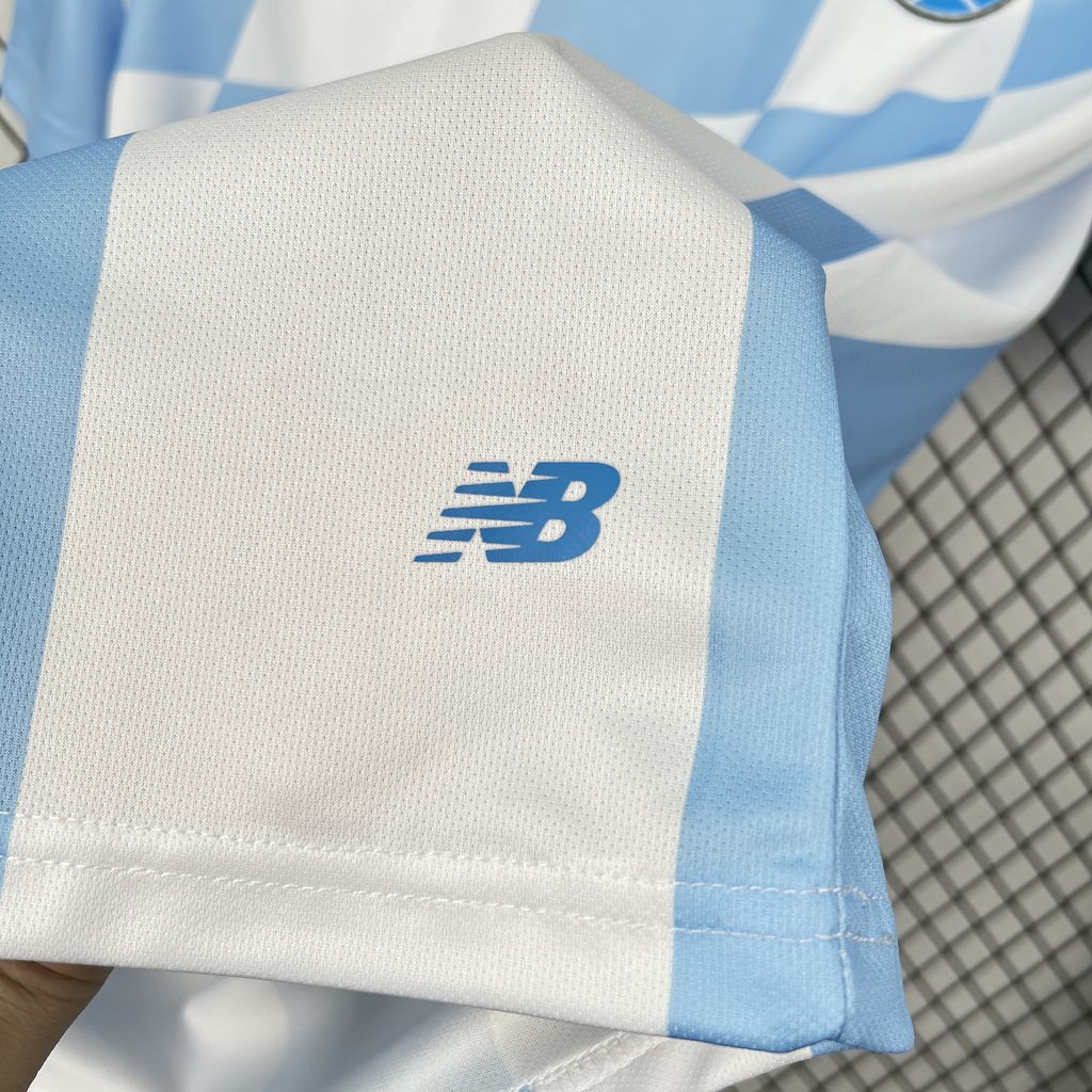 Camisa Pronta Entrega Grêmio Away 2026/27 - New Balance Torcedor Masculina - Branca/Azul