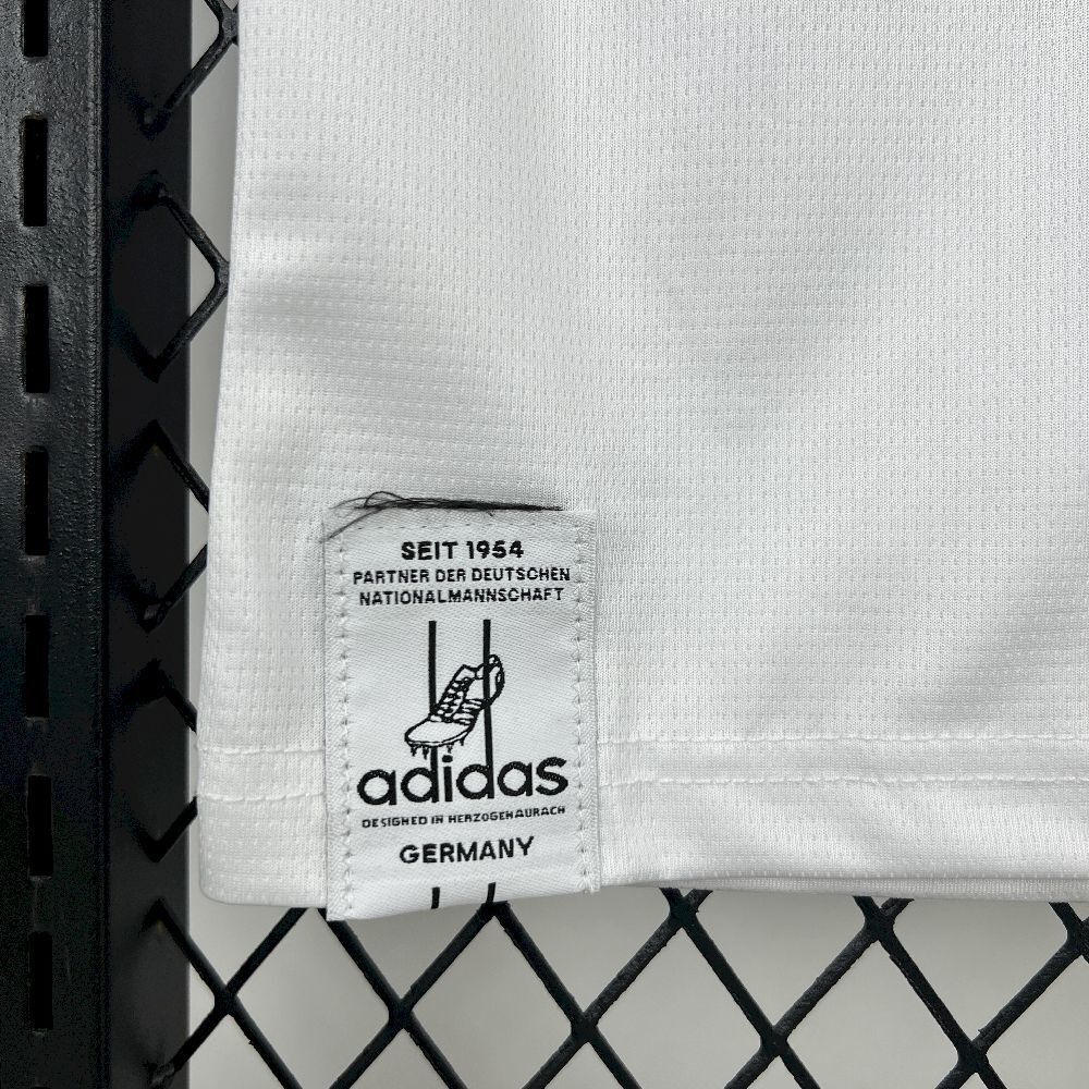 Camisa Pronta Entrega Seleção Alemanha Home 2026/27 - Adidas Torcedor Masculina - Branca/Preta