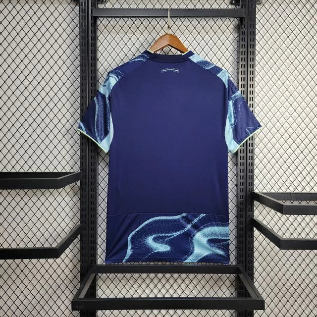 Camisa Pronta Entrega Ajax Away 2025/26 - Adidas Torcedor Masculina - Azul/Amarela