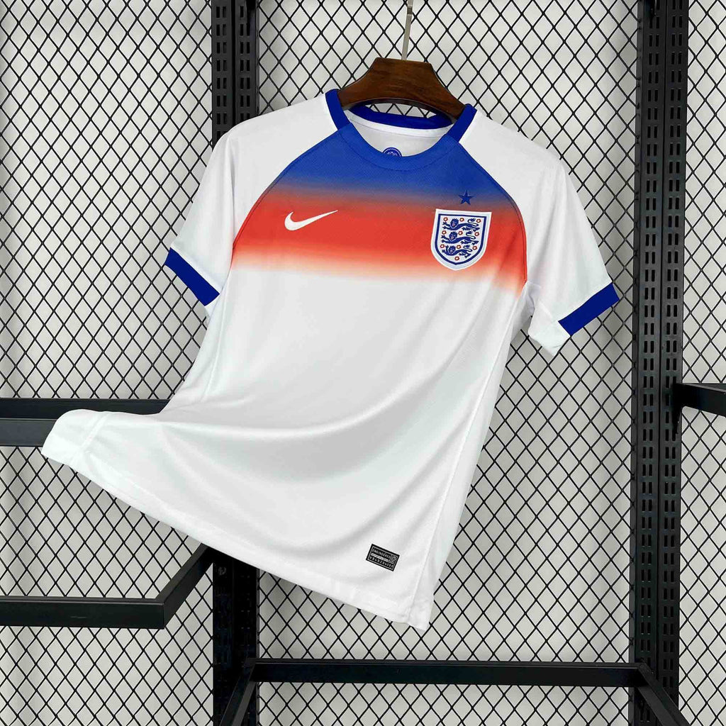 Camisa Pronta Entrega Seleção Inglaterra Away 2025/26 - Nike Torcedor Masculina - Branca/Azul