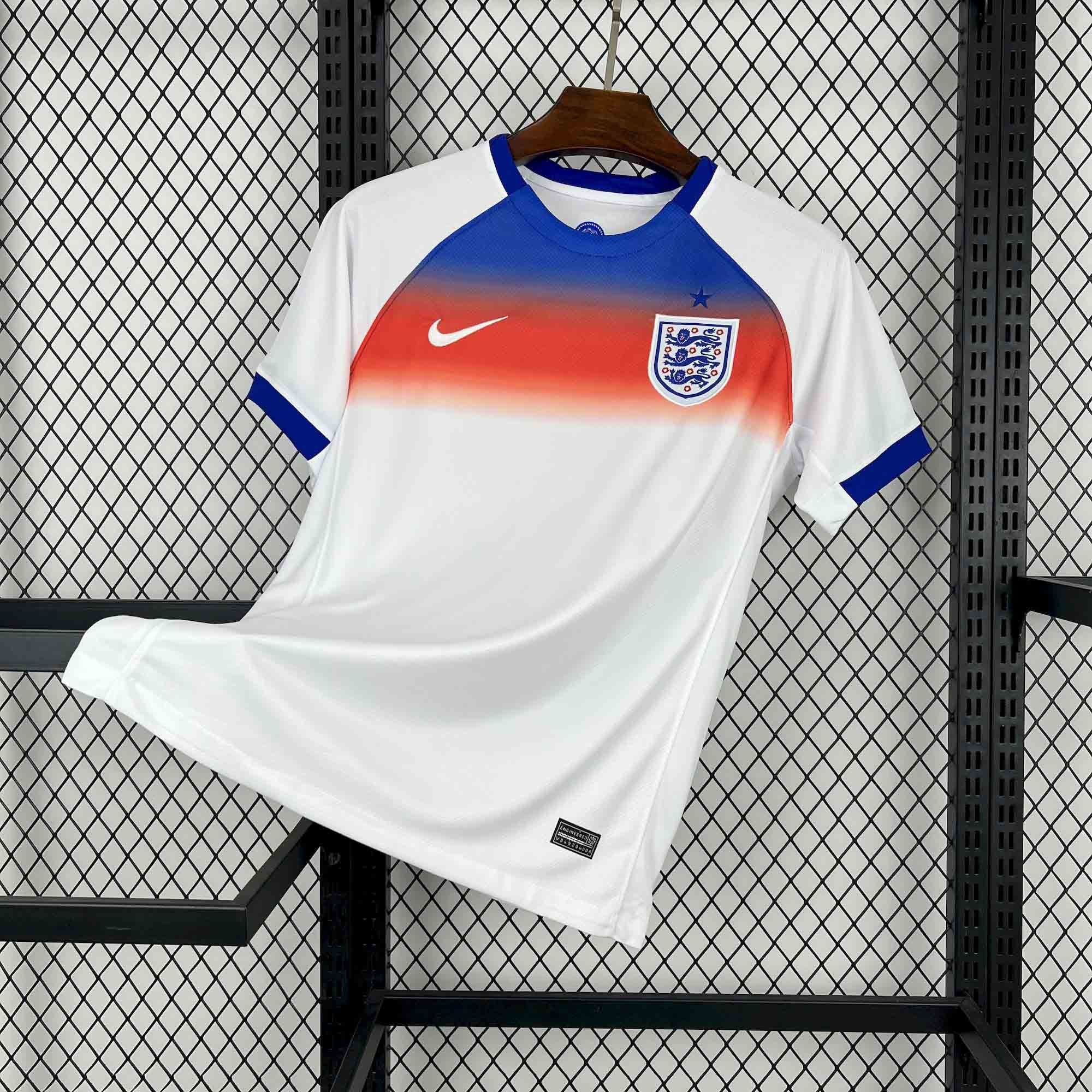 Camisa Pronta Entrega Seleção Inglaterra Away 2025/26 - Nike Torcedor Masculina - Branca/Azul