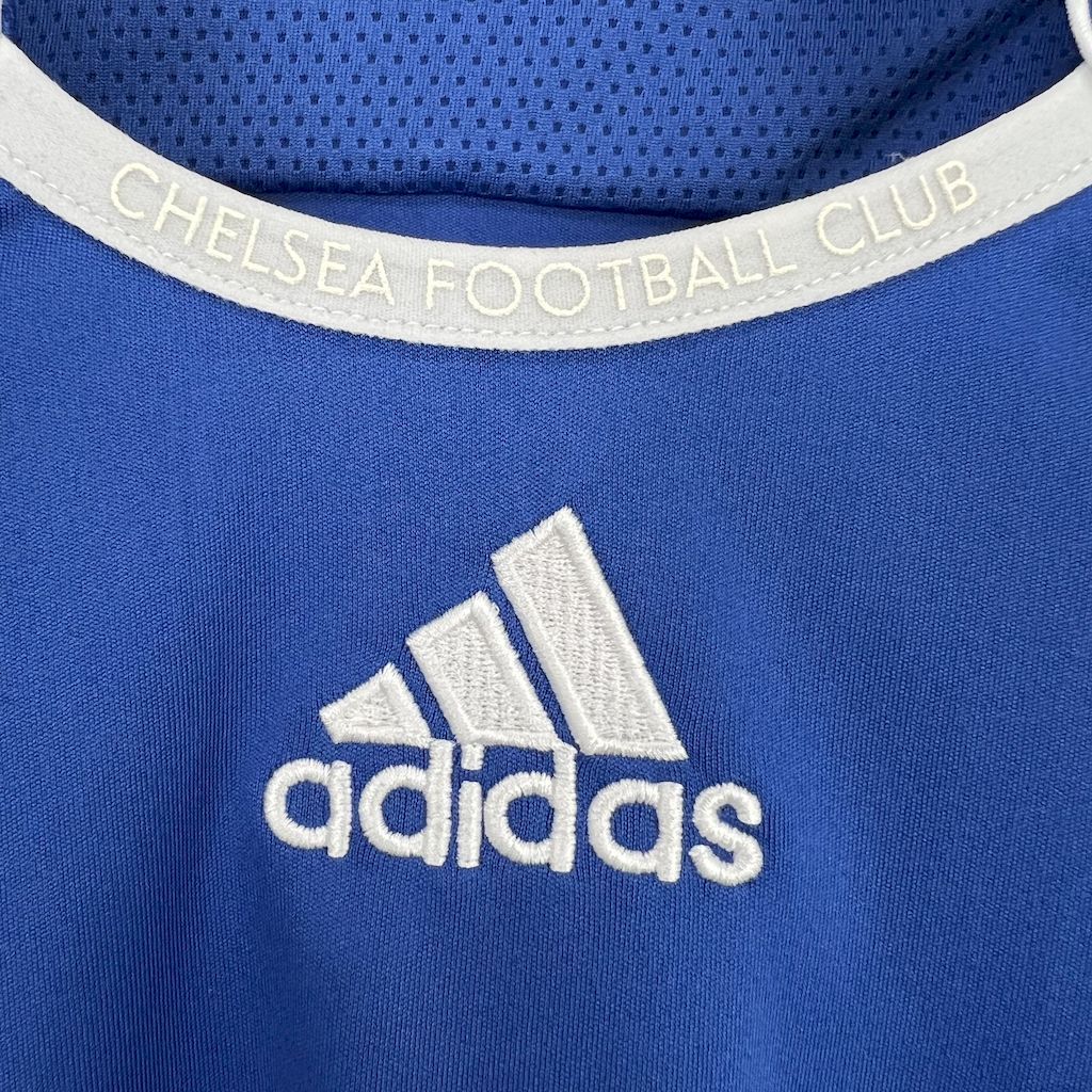 Camisa Pronta Entrega Chelsea Home 2006/07 - Adidas Retrô Masculina - Azul/Branca