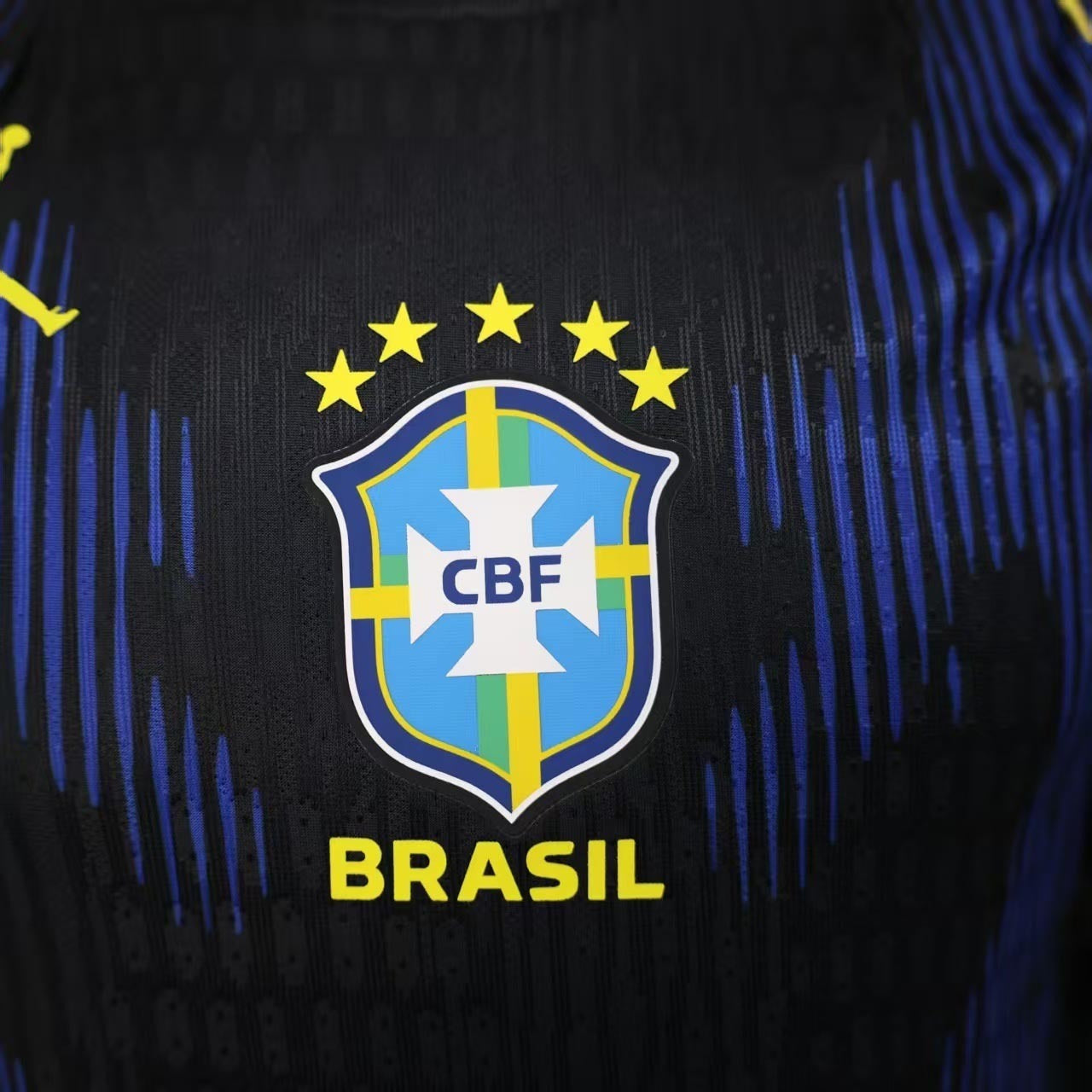Camisa Pronta Entrega Brasil Away 2026/27 - Jordan Jogador Masculina - Azul/Preta