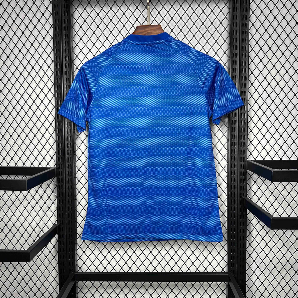 Camisa Pronta Entrega Seleção Brasil Away 2014/15 - Nike Retrô Masculina - Azul