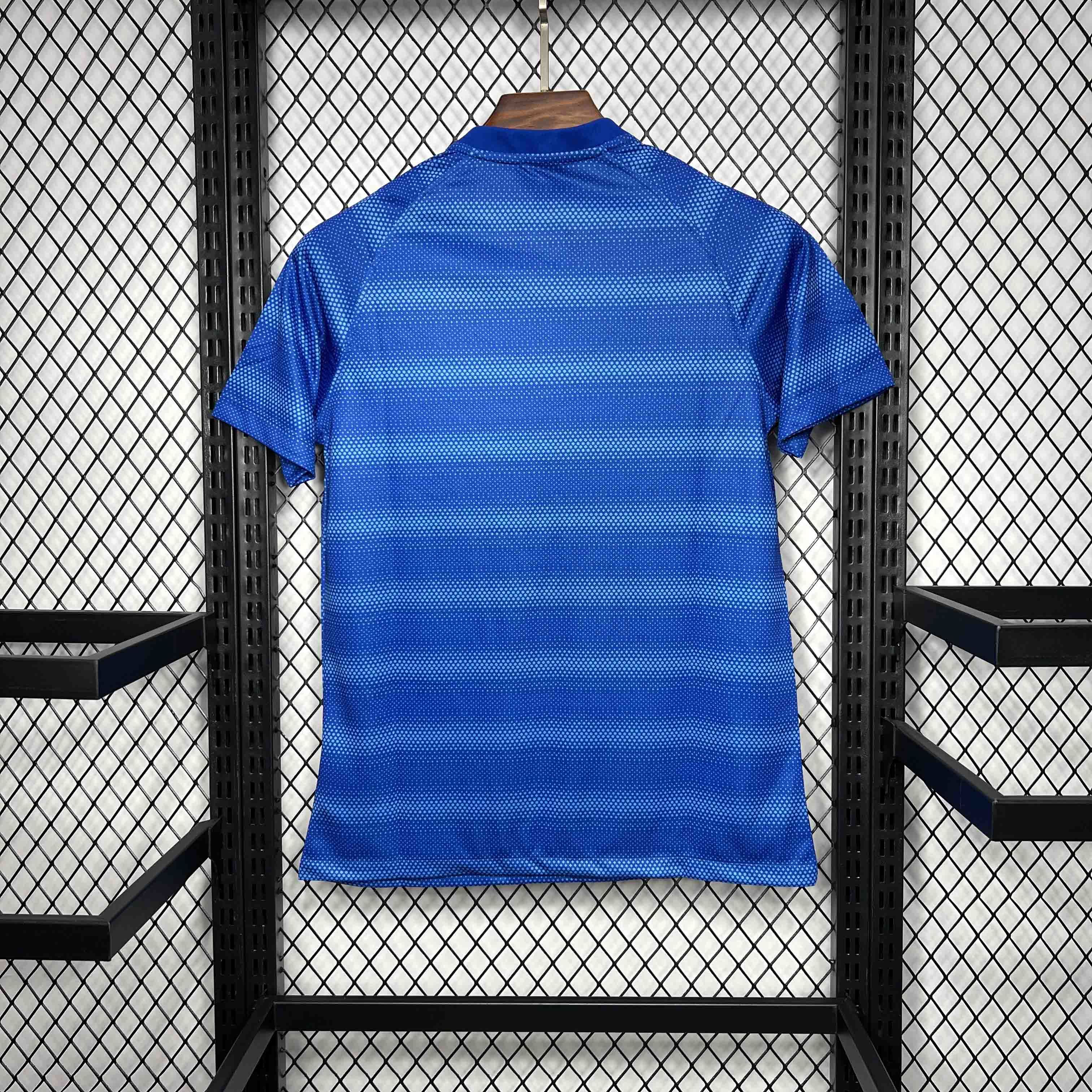 Camisa Pronta Entrega Seleção Brasil Away 2014/15 - Nike Retrô Masculina - Azul