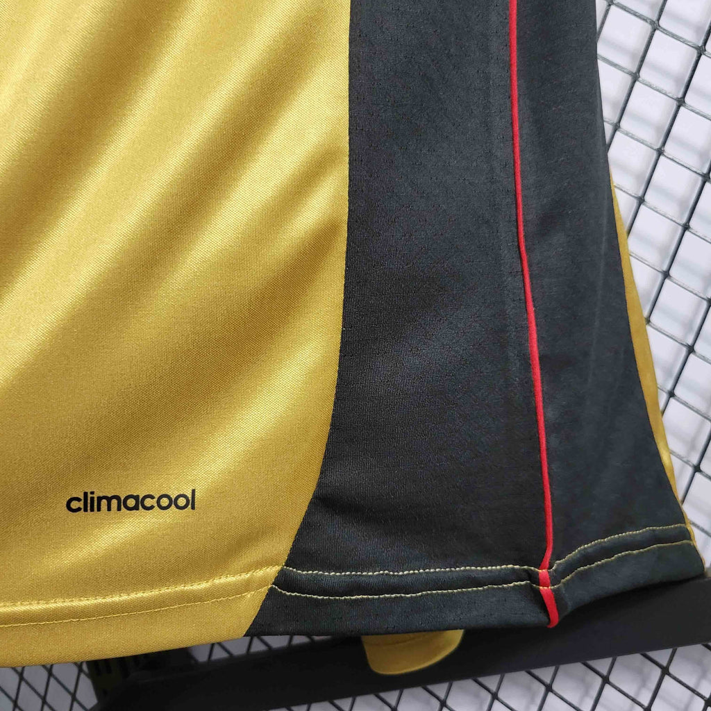 Camisa Pronta Entrega Milan Away 2013/14 - Adidas Retrô Masculina - Dourada/Preta
