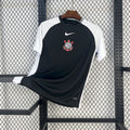 Camisa Pronta Entrega Corinthians Away 2025/26 - Nike Torcedor Masculina - Preta/Branca