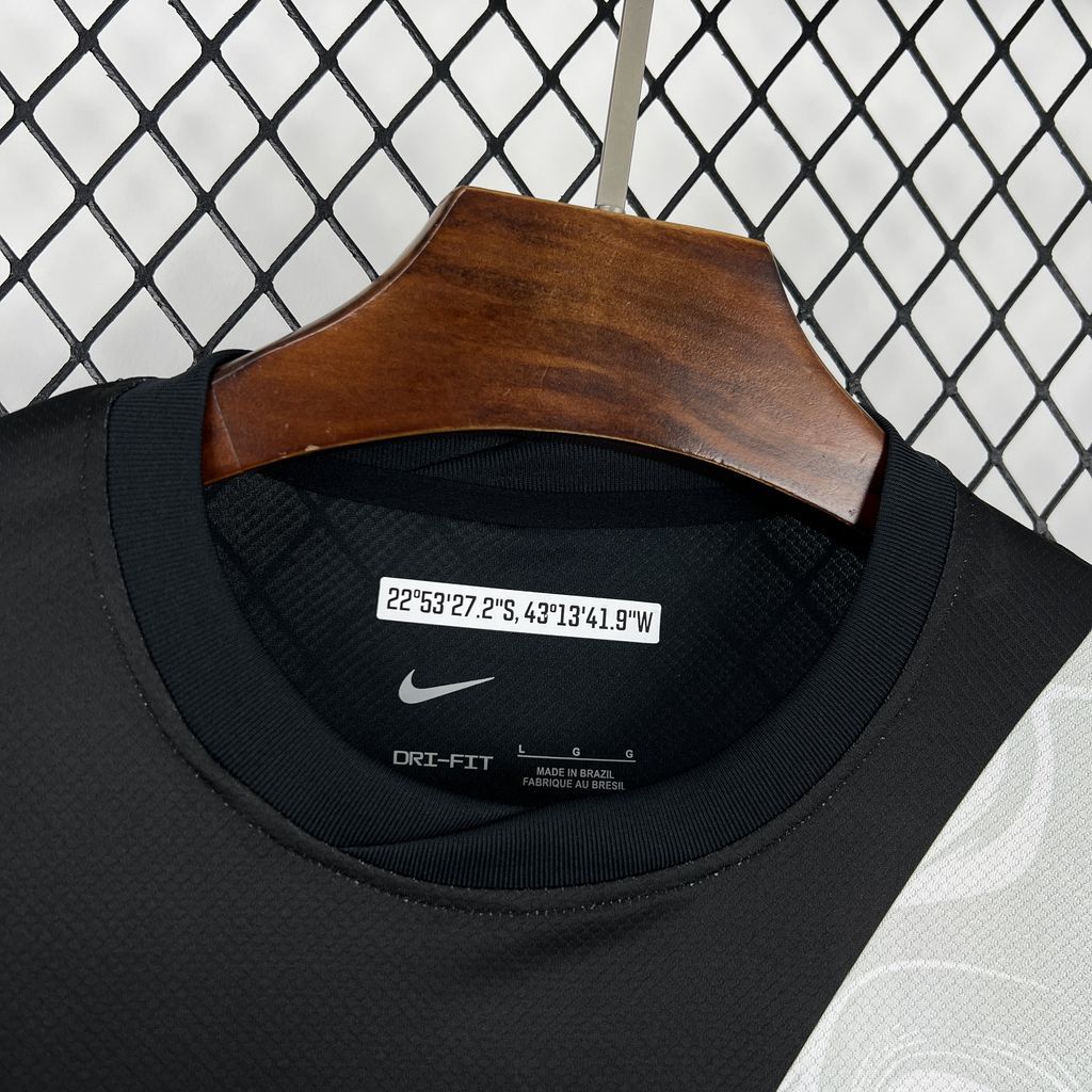 Camisa Pronta Entrega Vasco da Gama Home 2026/27 - Nike Torcedor Masculina - Preta/Branca