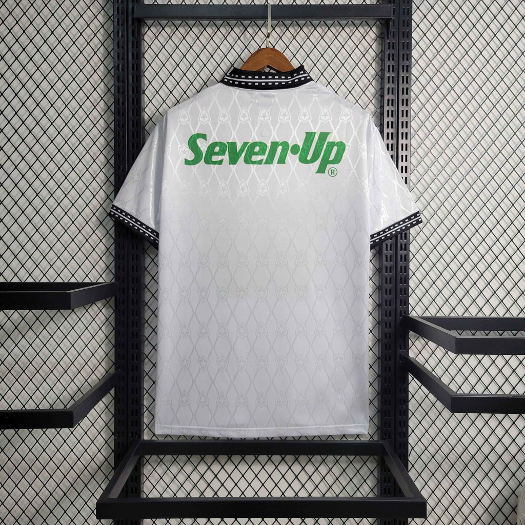 Camisa Pronta Entrega Botafogo Away 1995/96 - Finta Retrô Masculina - Branca/Preta