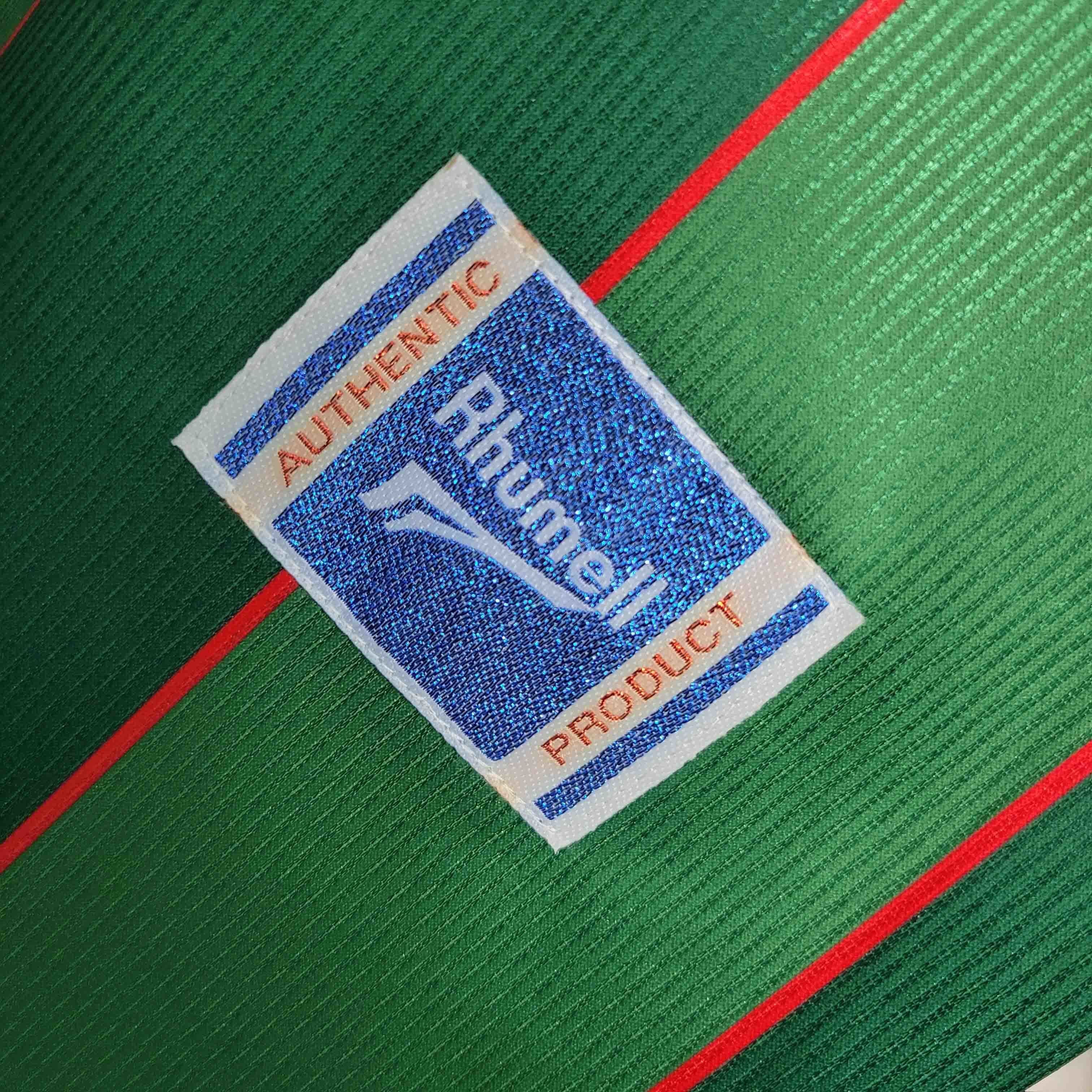Camisa Pronta Entrega Palmeiras 1999/00 - Rhumell Retrô Masculina - Verde/Branca