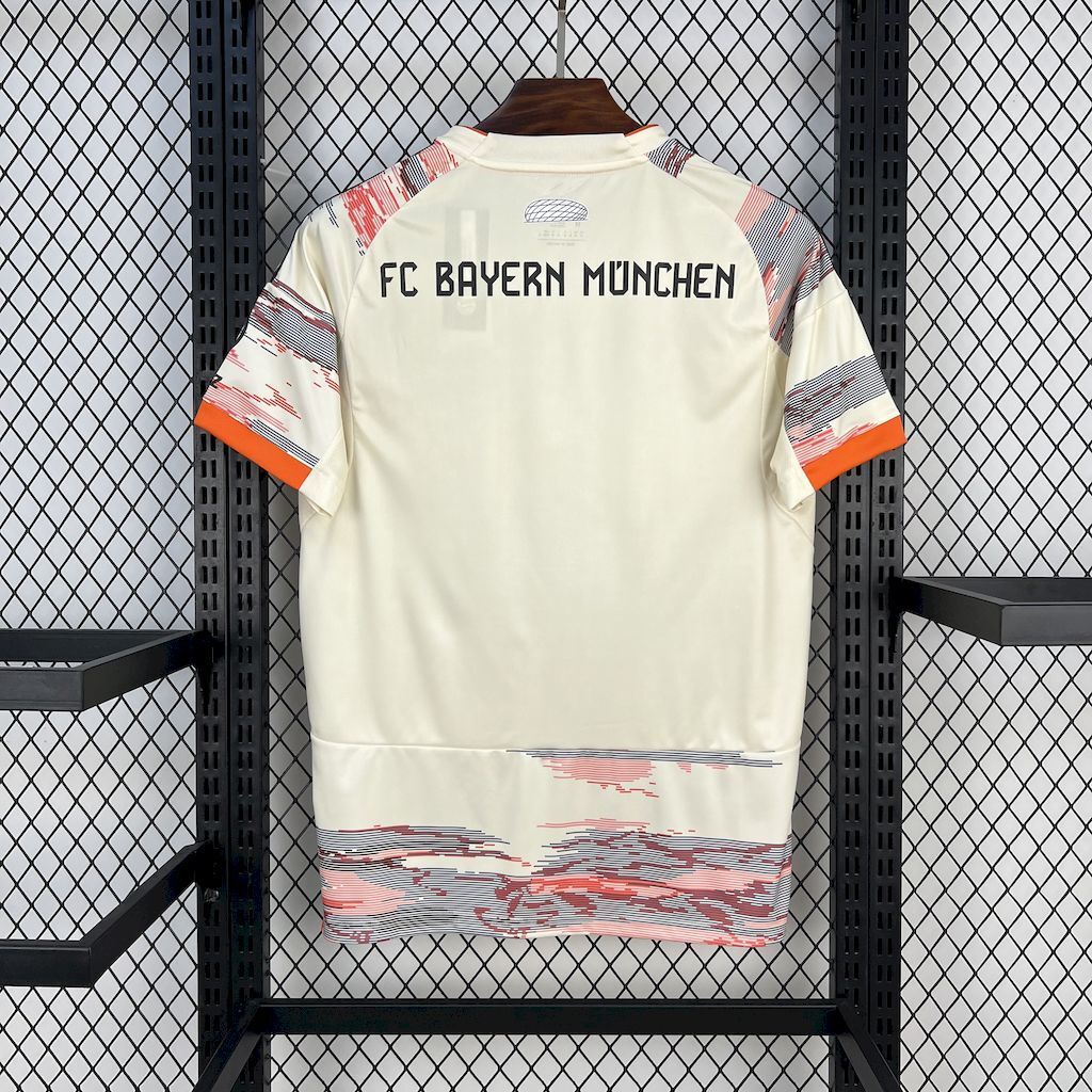 Camisa Pronta Entrega Bayern Munique Away 2025/26 - Adidas Torcedor Masculina - Vermelha/Branca