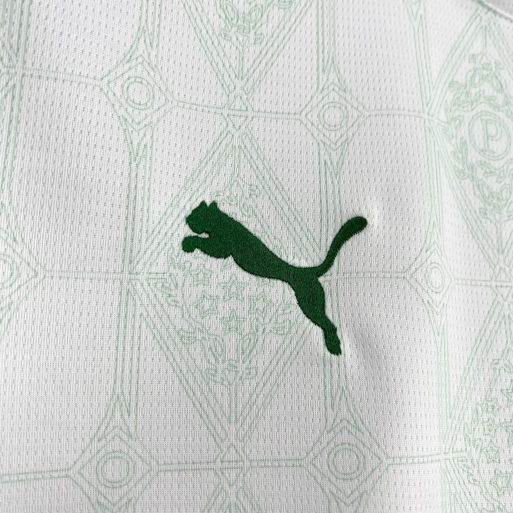Camisa Pronta Entrega Palmeiras Away 2025/26 - Puma Torcedor Masculina - Branca/Verde
