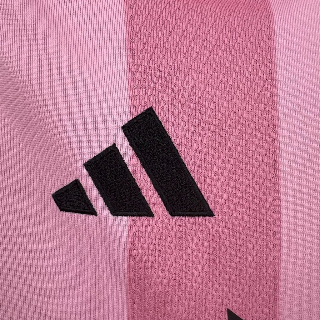 Camisa Pronta Entrega Inter Miami Home 2025/26 - Adidas Torcedor Masculina - Rosa/Preta