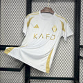 Camisa Pronta Entrega Al-Nassr Third - Adidas Torcedor Masculina - Branca/Dourado
