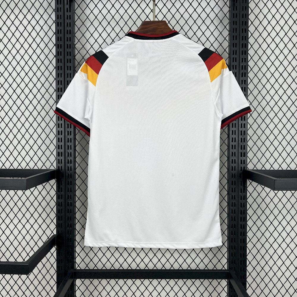 Camisa Pronta Entrega Seleção Alemanha Home 2026/27 - Adidas Torcedor Masculina - Branca/Preta