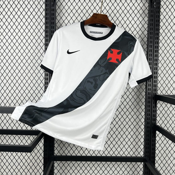 Camisa Pronta Entrega Vasco da Gama Away 2026/27 - Nike Torcedor Masculina - Branca/Preta