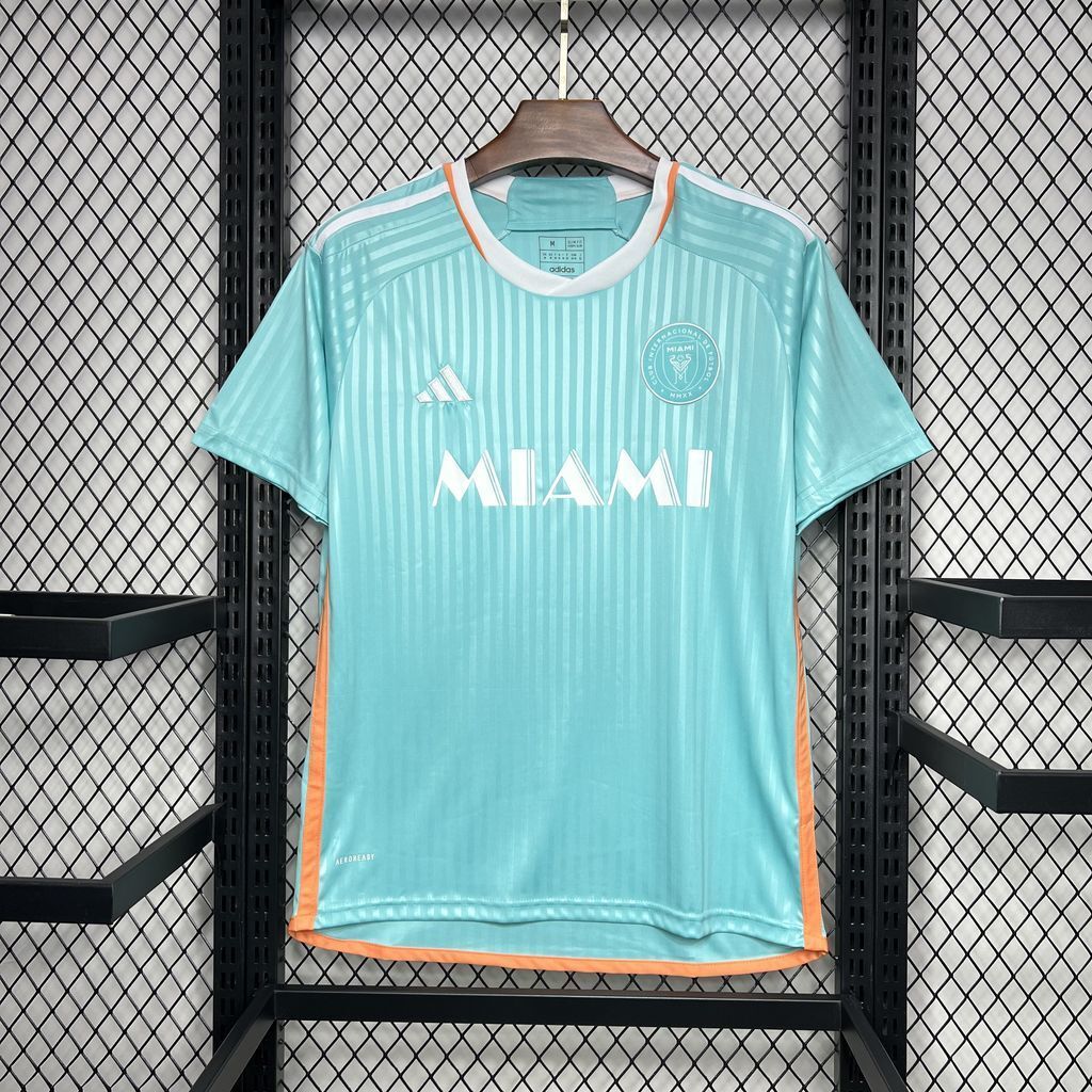 Camisa Pronta Entrega Inter Miami Away 2024/25 - Adidas Torcedor Masculina - Azul/Laranja