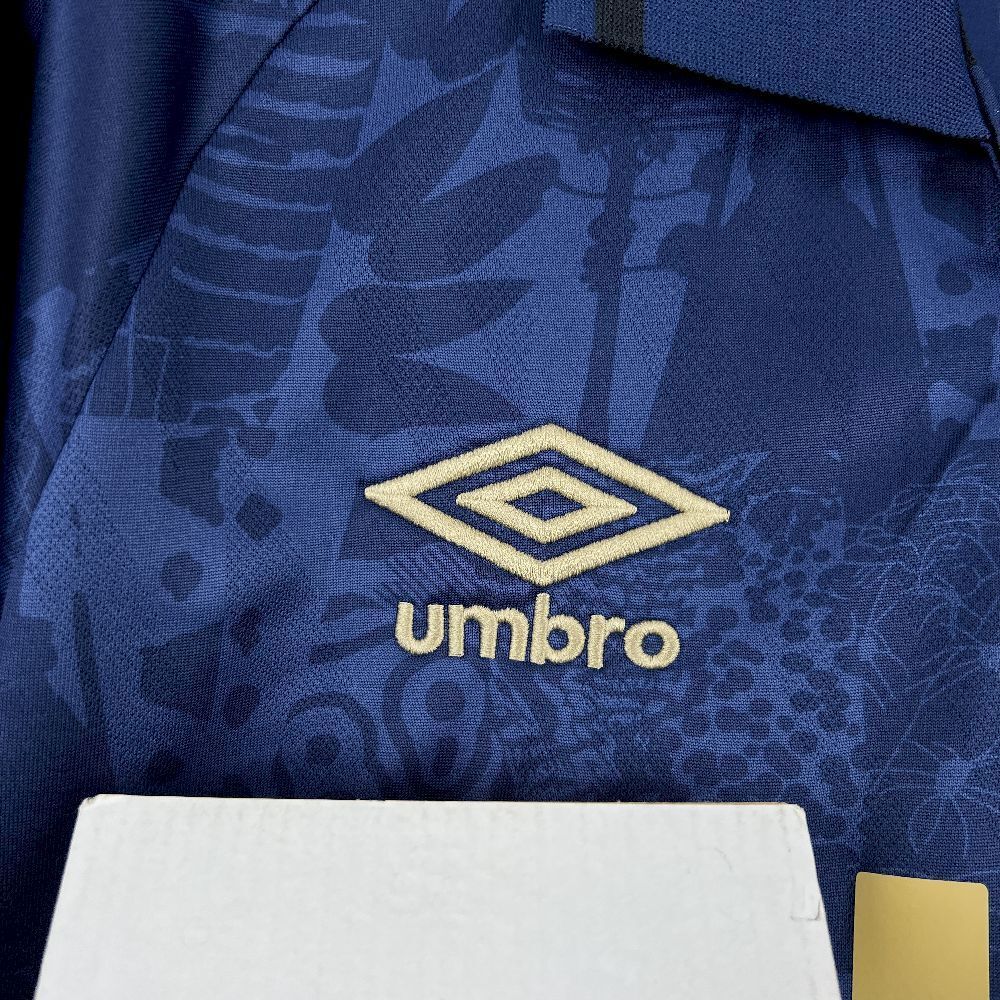 Camisa Pronta Entrega Grêmio Third 2025/26 - Umbro Torcedor Masculina - Azul/Dourado